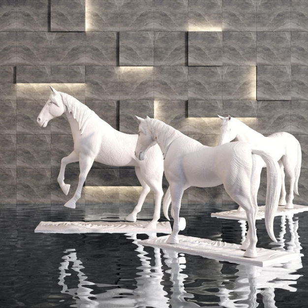 马雕塑3D模型