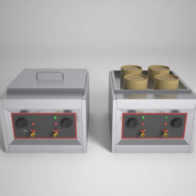 现代蒸包炉3D模型