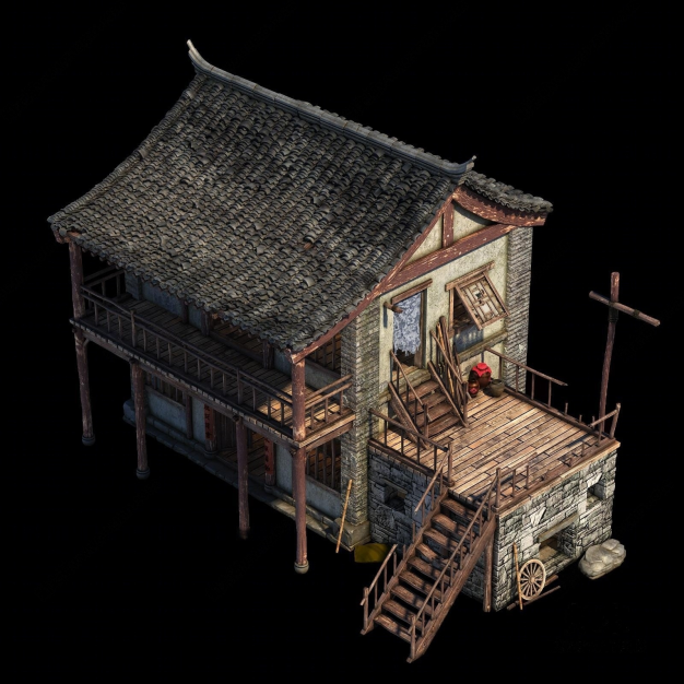 古建 古宅3D模型