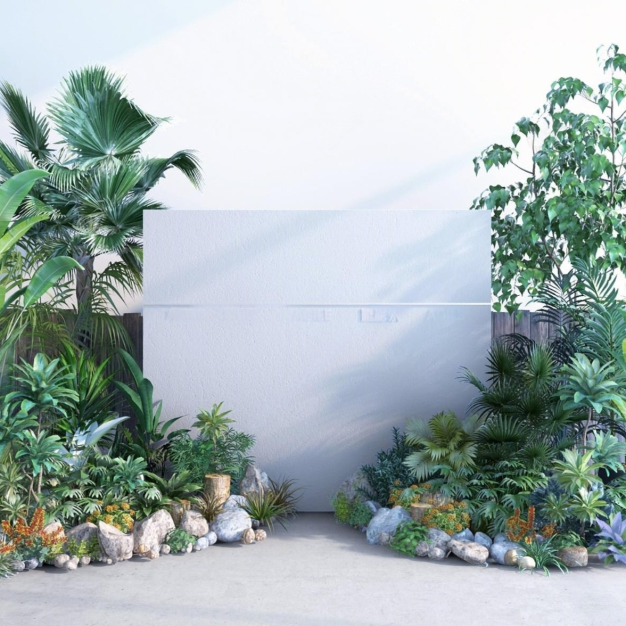 植物堆3D模型