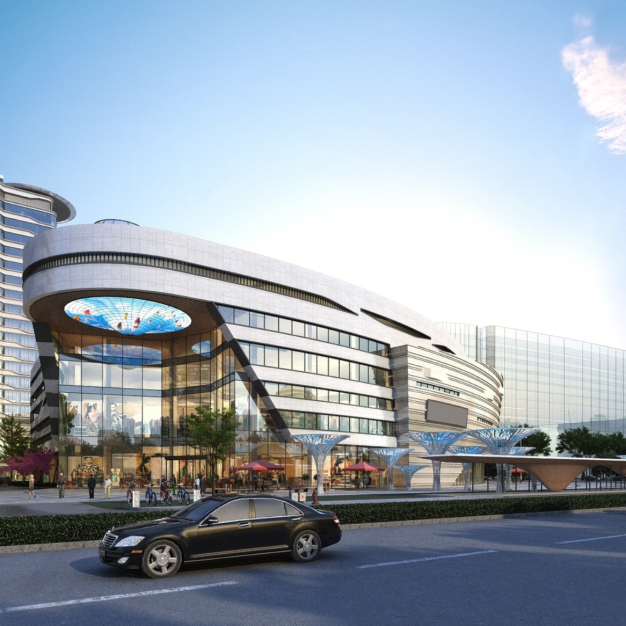 商场建筑外观3D模型