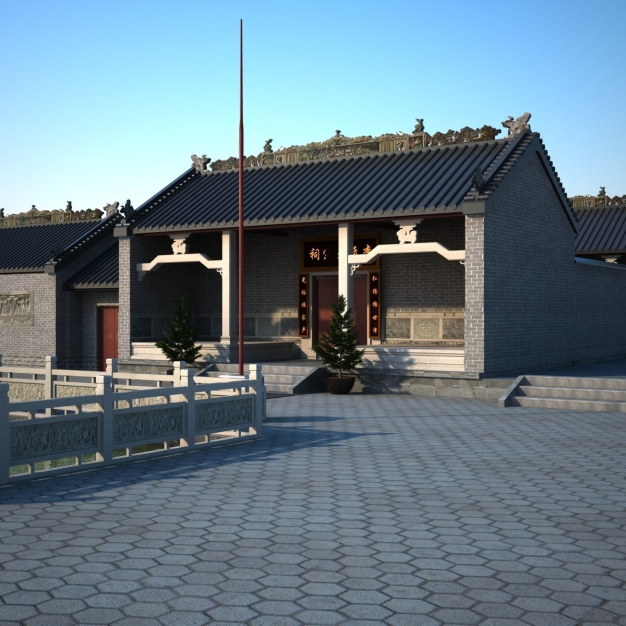 中式古建 3D模型