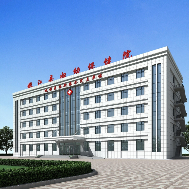 医院建筑外观3D模型