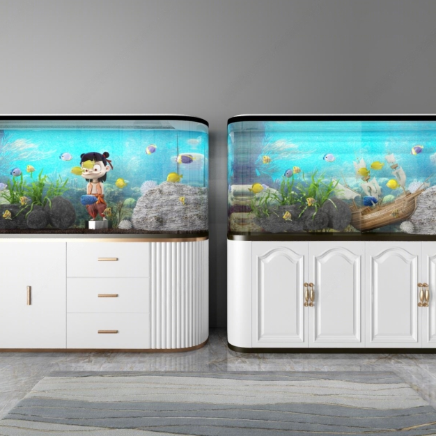 鱼缸3D模型