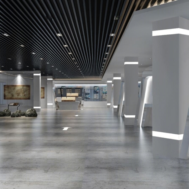 现代企业文化展厅3D模型