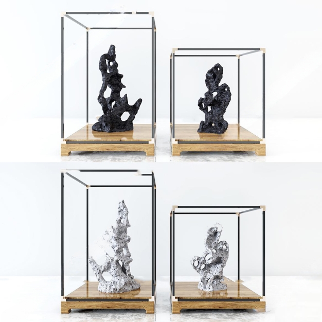 石雕摆件3D模型