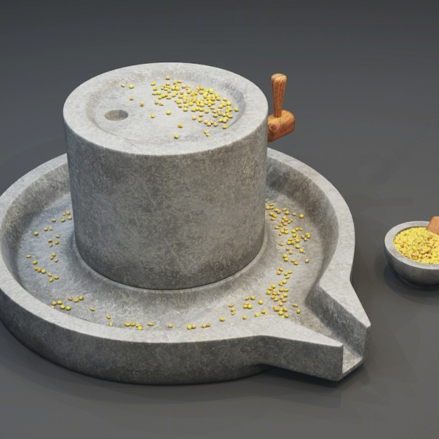石磨3D模型