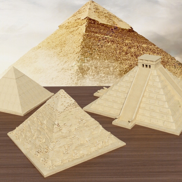 金字塔3D模型
