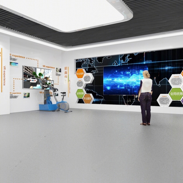 现代科技展厅3D模型