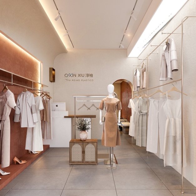 侘寂服装店3D模型