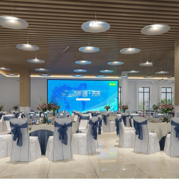 现代酒店宴会厅3D模型