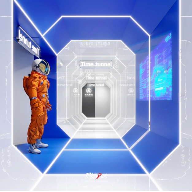 现代科技展厅3D模型