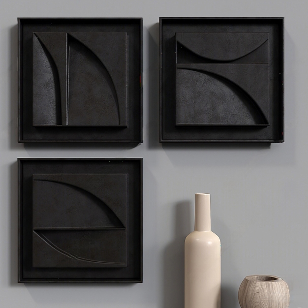 现代装饰画3D模型