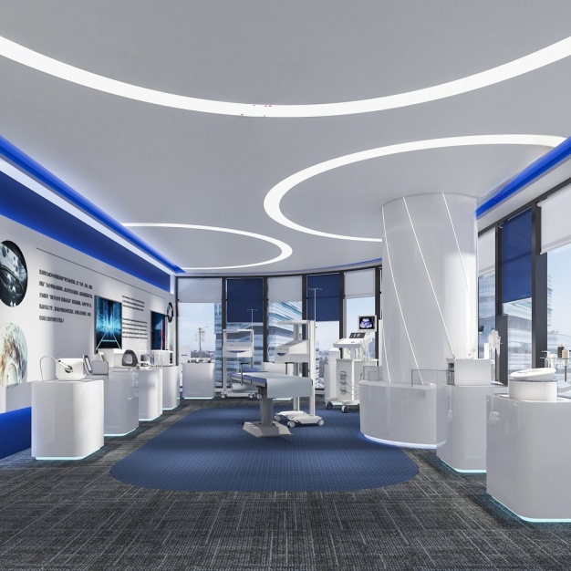 现代医疗器材展厅3D模型