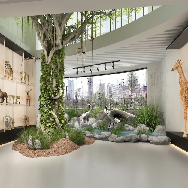 现代展厅3D模型