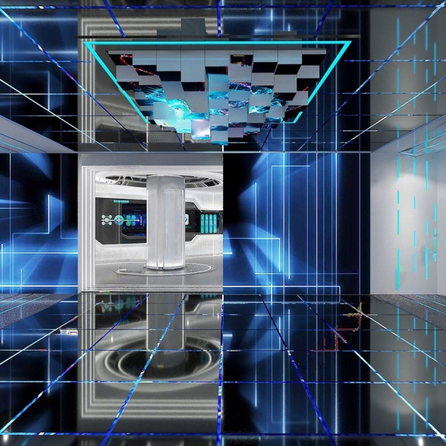 现代科技展厅3D模型