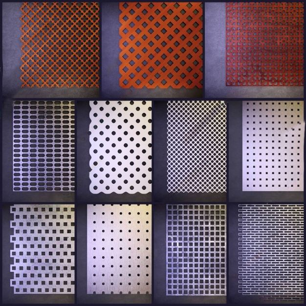现代冲孔板3D模型