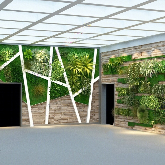 植物墙3D模型