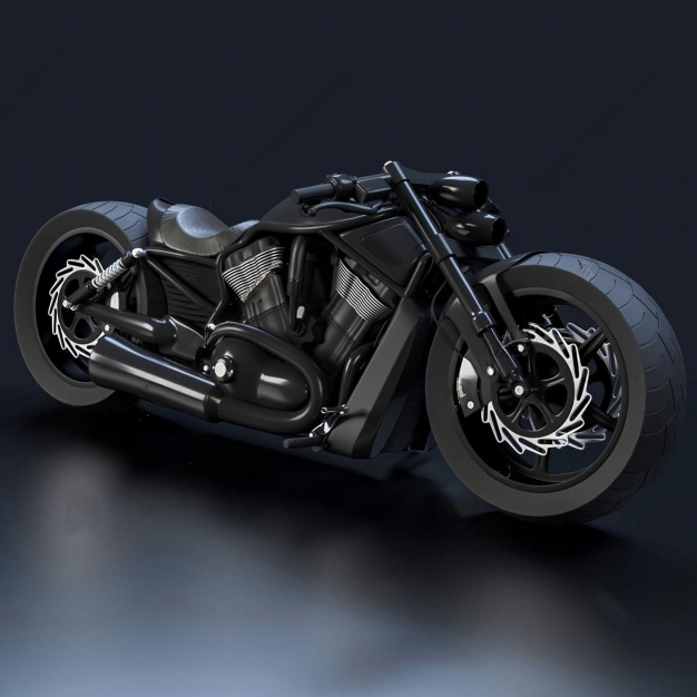 摩托车3D模型