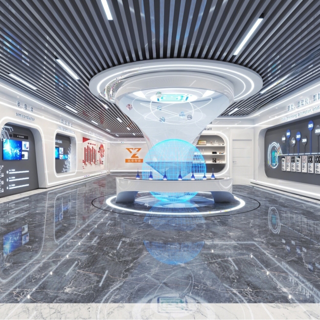 现代科技展厅3D模型