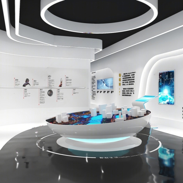 现代科技展厅3D模型