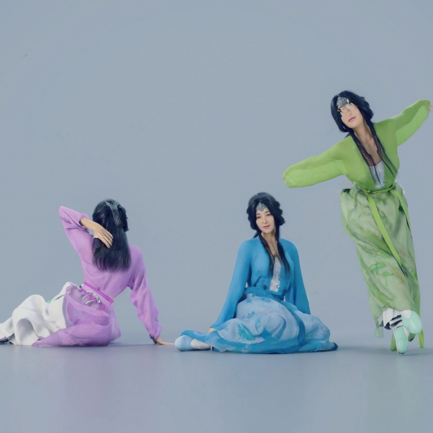 古装女人3D模型