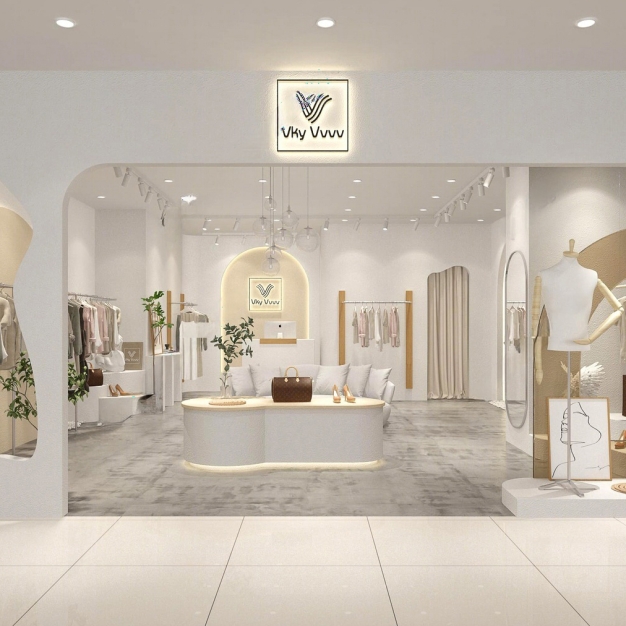 现代服装鞋店3D模型