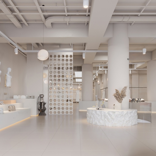 现代服装店3D模型