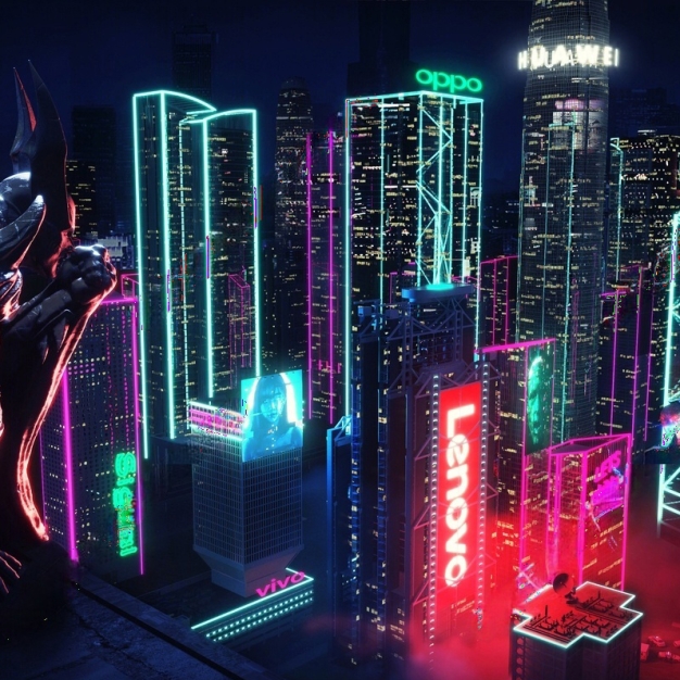 现代办公楼外观3D模型