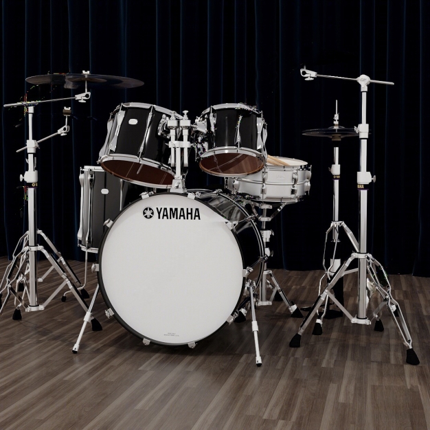 现代YAMAHA架子鼓3D模型