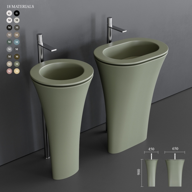 洗手台盆3D模型
