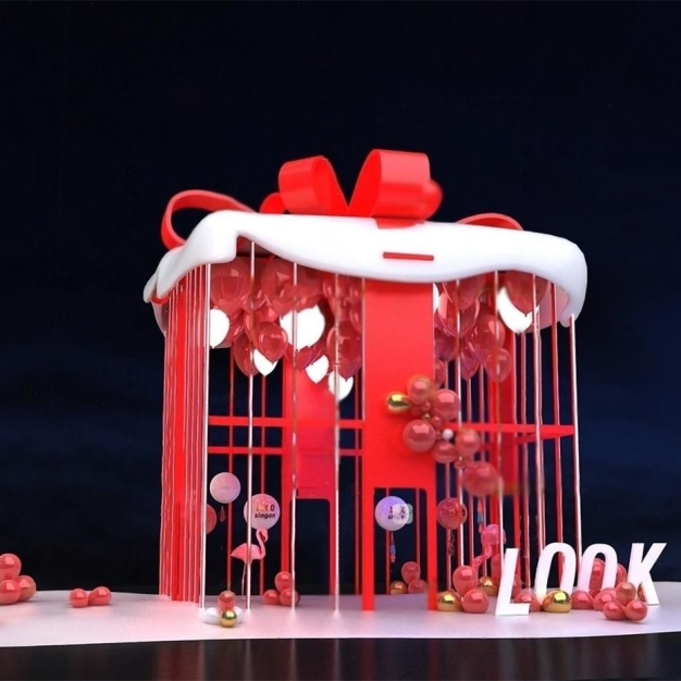 美陈3D模型