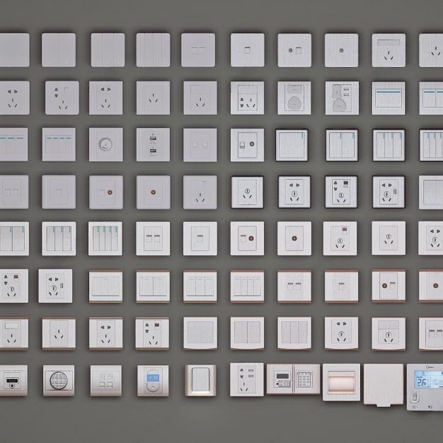 开关 插座组合3D模型