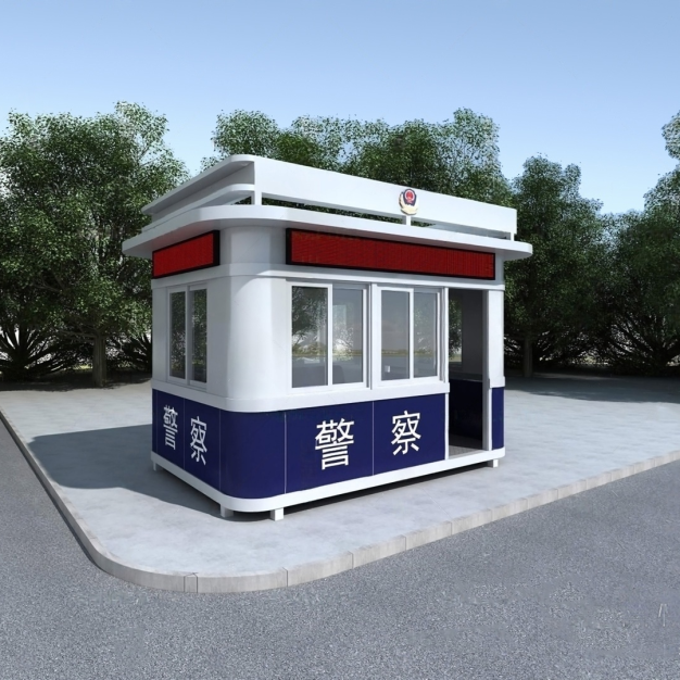岗亭 治安亭3D模型