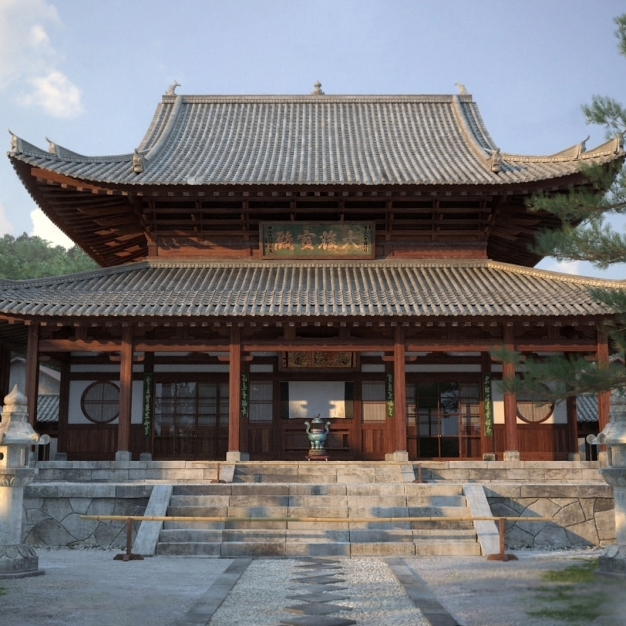 中式古建3D模型