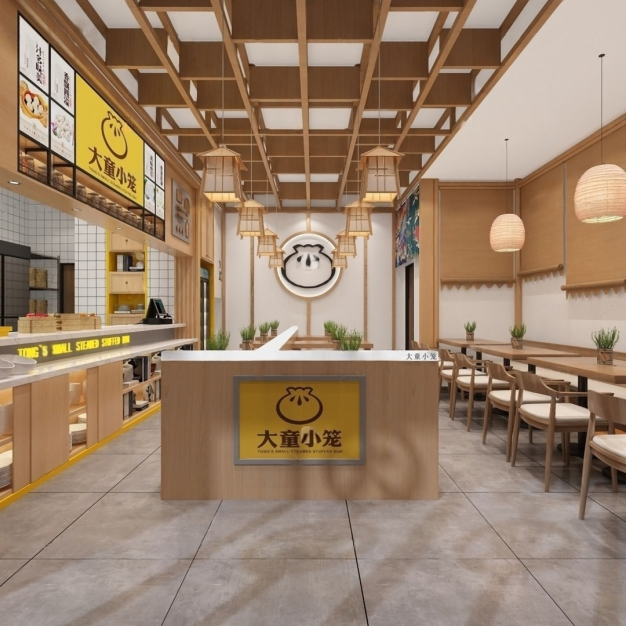 快餐店3D模型