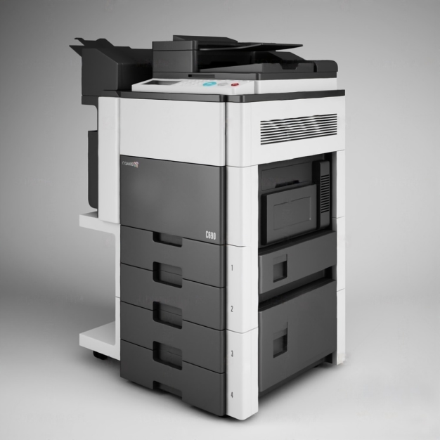 打印机 复印机3D模型