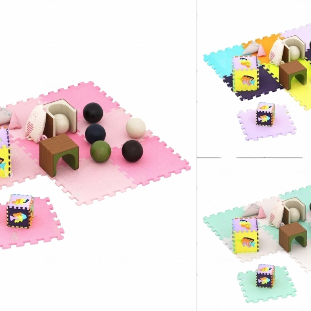 玩具 垫子 儿童爬行垫3D模型