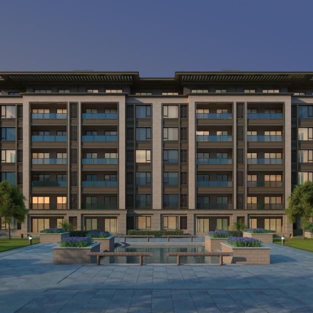 小区住宅 居民楼3D模型
