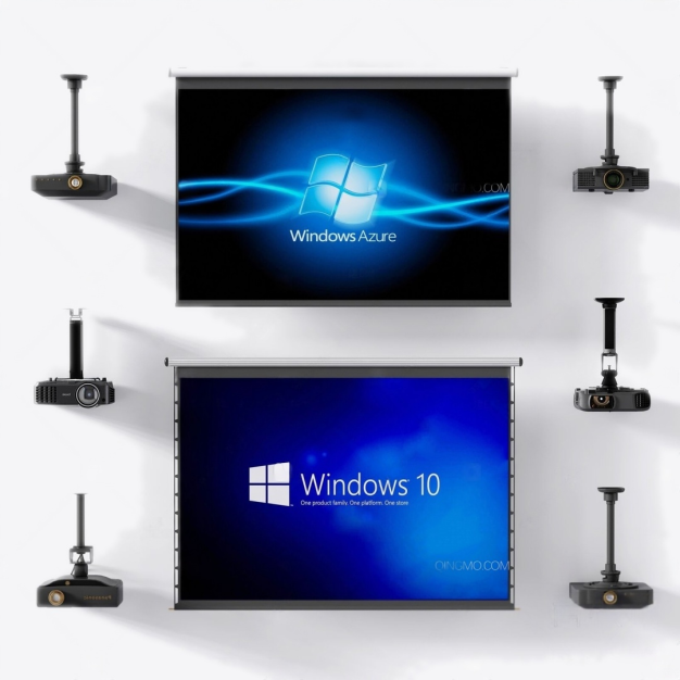 投影监控 幕布3D模型