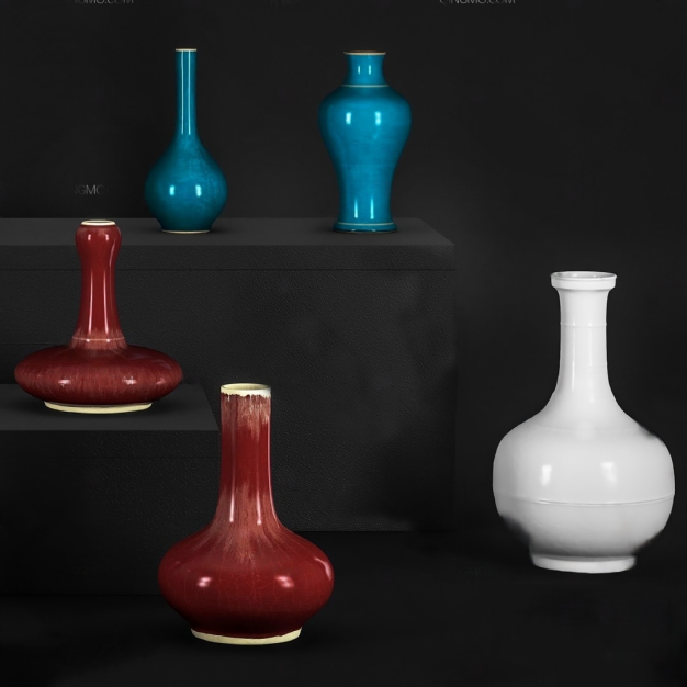 瓷器 瓷瓶3D模型