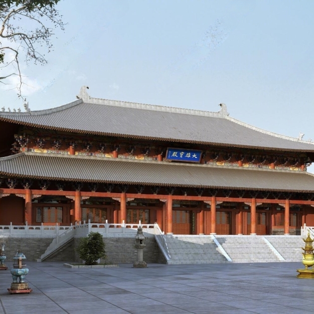 中式古建3D模型