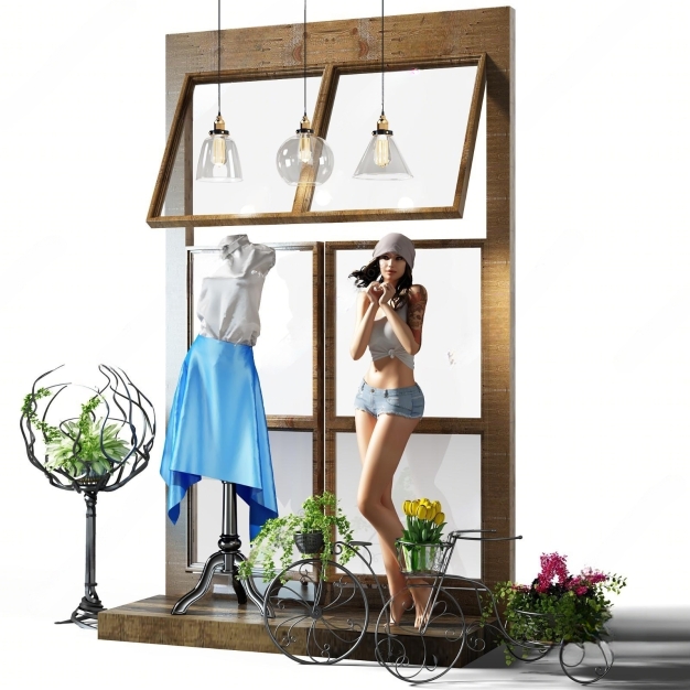 服装模特展台3D模型