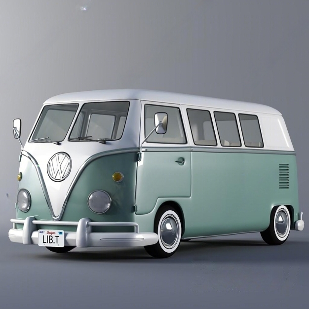 面包车3D模型
