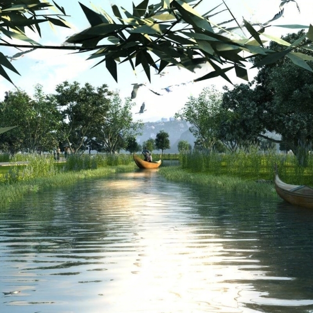 河流 河道3D模型