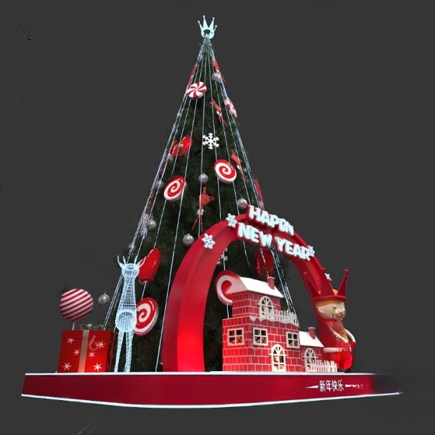 圣诞饰品摆件3D模型