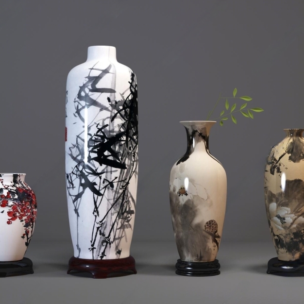 瓷瓶 瓷器3D模型