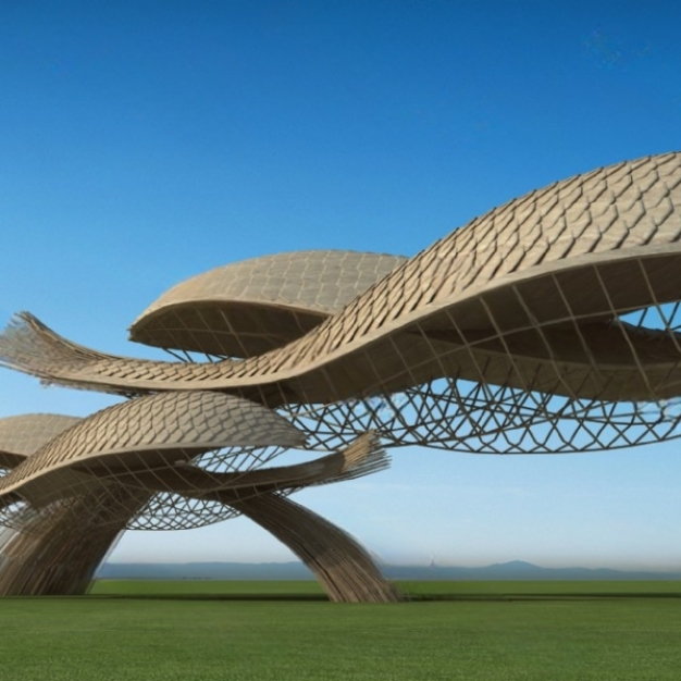 现代艺术建筑3D模型
