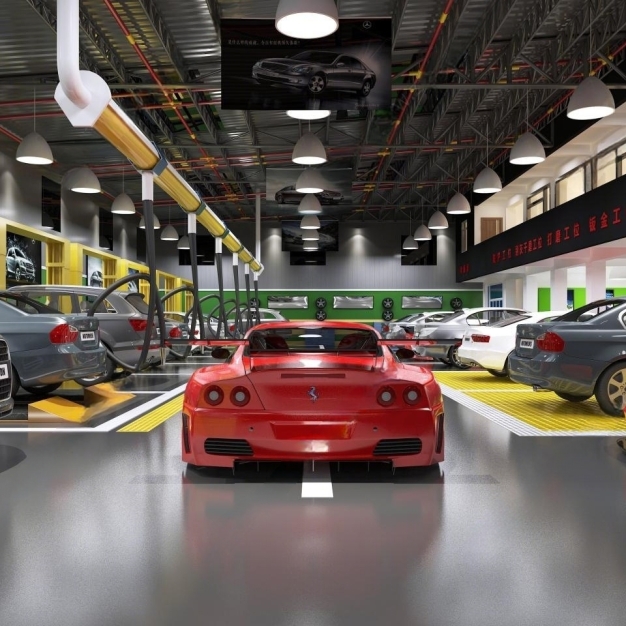 汽修店3D模型