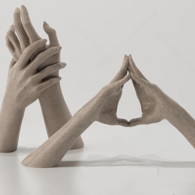 手掌雕塑3D模型